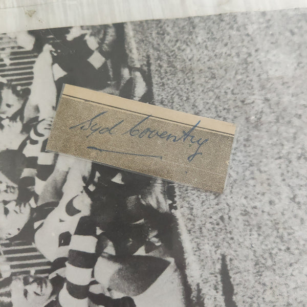 Collingwood Player Signatures With Photo Syd Coventry and Harry Collier