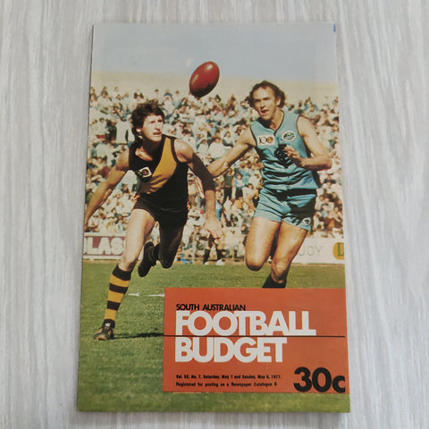 Football 1977 May 8 South Australia Football Budget Magazine