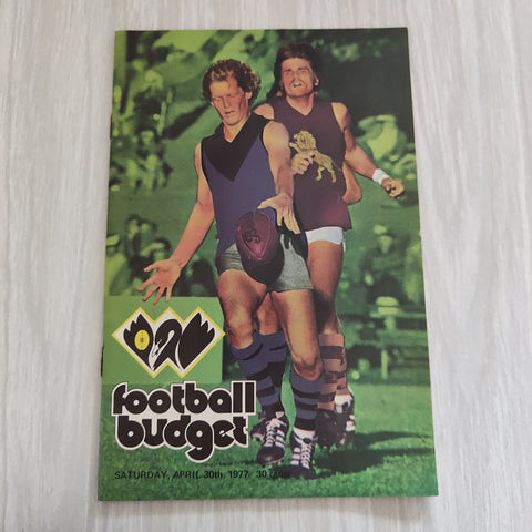 Football 1977 April 30 West Australia Football Budget Magazine