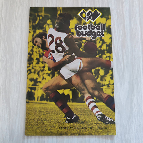 Football 1977 June 18 West Australia Football Budget Magazine