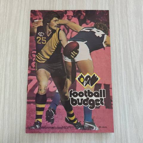 Football 1977 May 21 Western Australia Football Budget Magazine