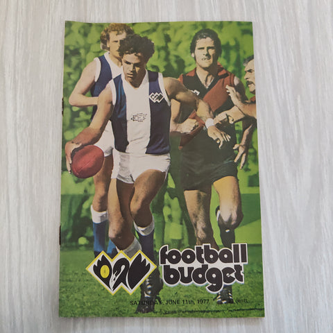 Football 1977 June 11 West Australia Football Budget Magazine