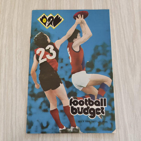 Football 1977 July 16 West Australia Football Budget Magazine.