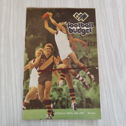 Football 1977 April 16 West Australia Football Budget