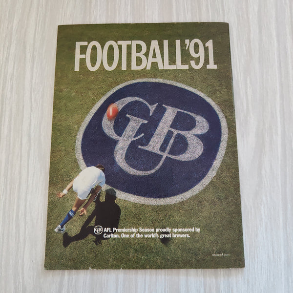 Football 1991 May 28 to July 16 Australian Football State of Origin Programme