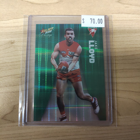 2022 Select Prestige Green Parallel Jake Lloyd Sydney 04/60