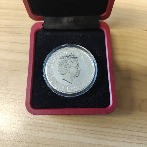 2000 Lunar New Year of the Dragon .999 1/2oz Silver Coin