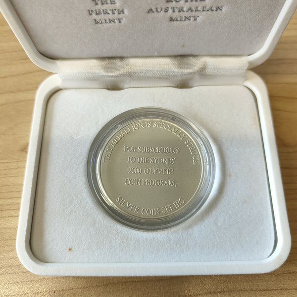 Australia 2000 Royal Australian Mint Perth Mint Sydney Olympics Subscriber Medallion