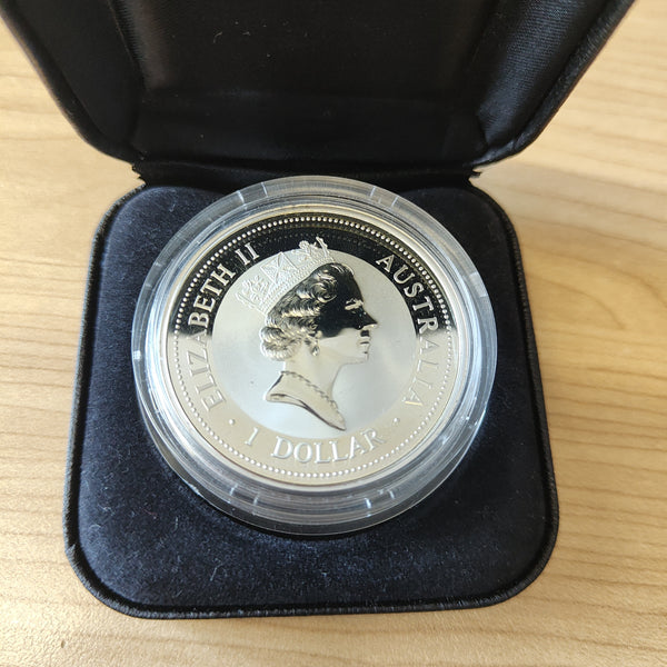Australia 1997 Perth Mint The Australian Kookaburra Finland Privy Mark 1oz .999 Silver Coin