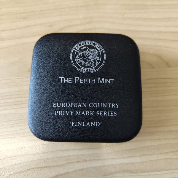 Australia 1997 Perth Mint The Australian Kookaburra Finland Privy Mark 1oz .999 Silver Coin