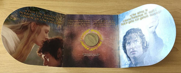 New Zealand 2003 Lord of the Rings The Ring of Power Coin in Folder