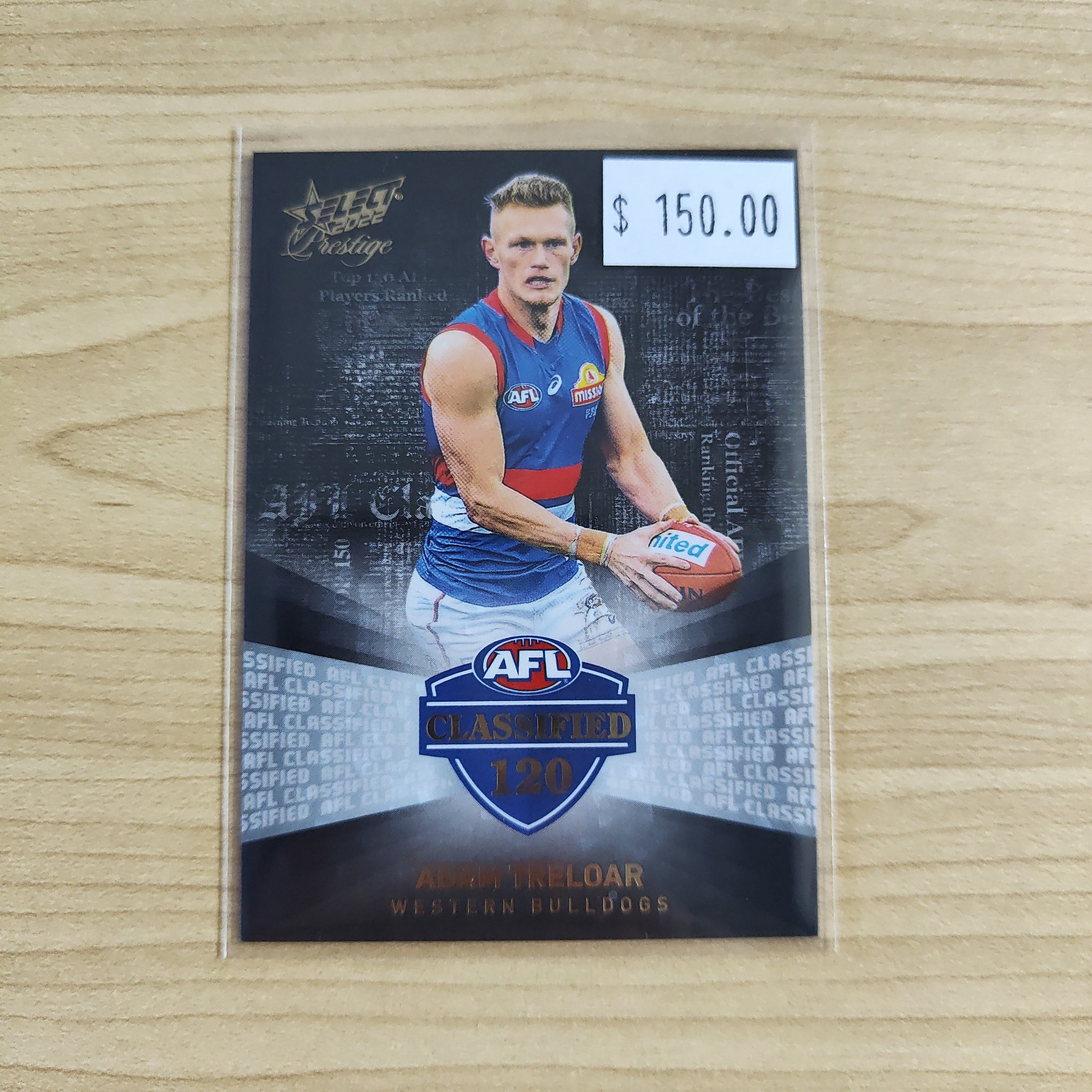 2022 Select Prestige Classified 120 Adam Treloar Western Bulldogs 58/60