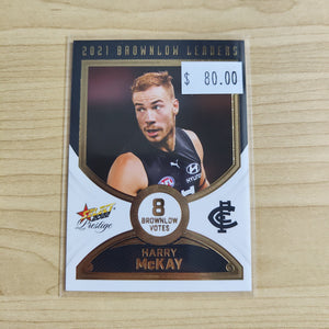 2022 Select Prestige Brownlow Leaders Harry McKay Carlton 41/80