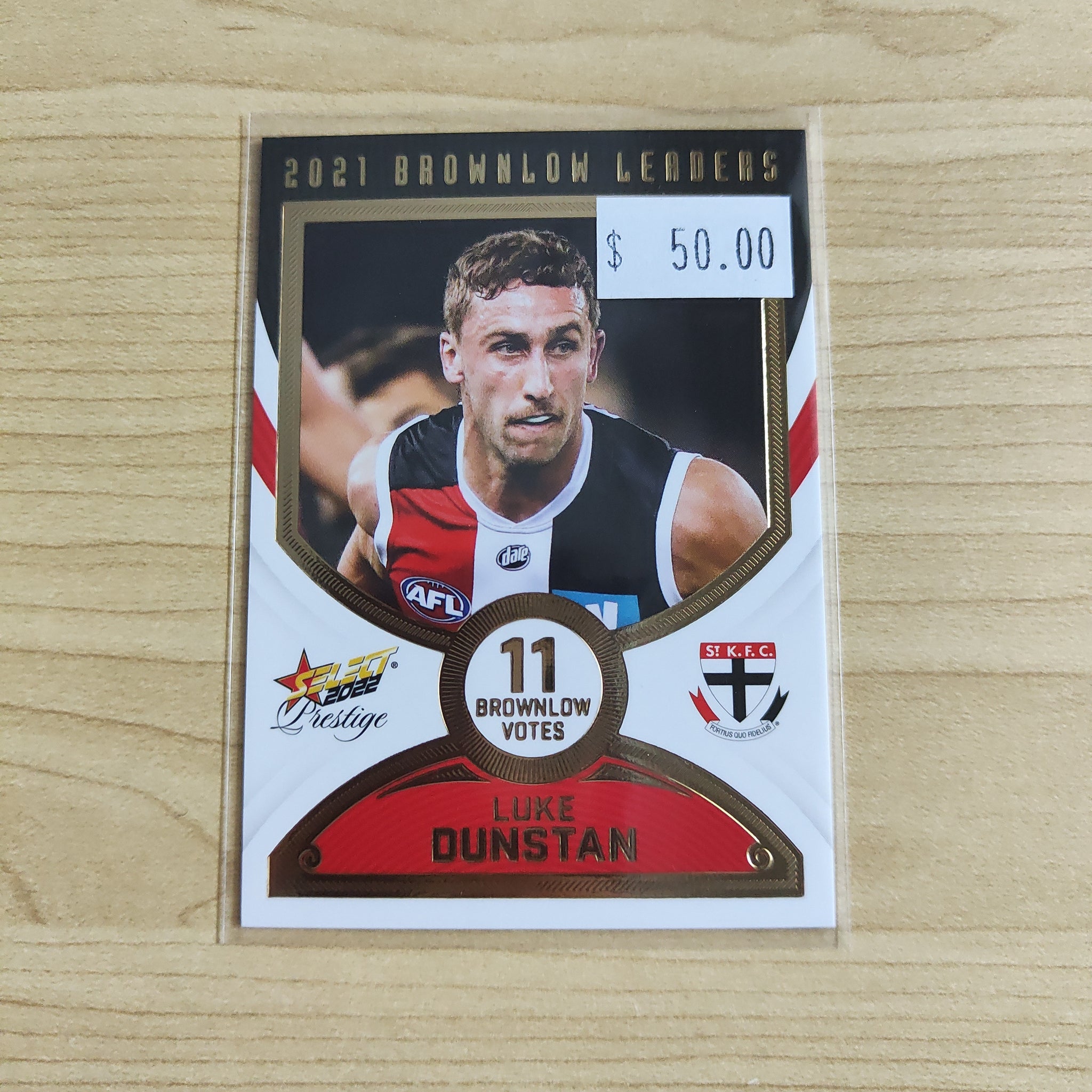 2022 Select Prestige Brownlow Leaders Luke Dunstan St Kilda 27/80