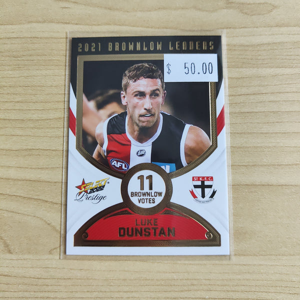 2022 Select Prestige Brownlow Leaders Luke Dunstan St Kilda 27/80