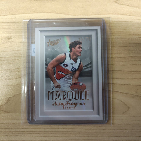 2021 AFL Select Footy Stars Marquee Harry Perryman GWS No.36/70