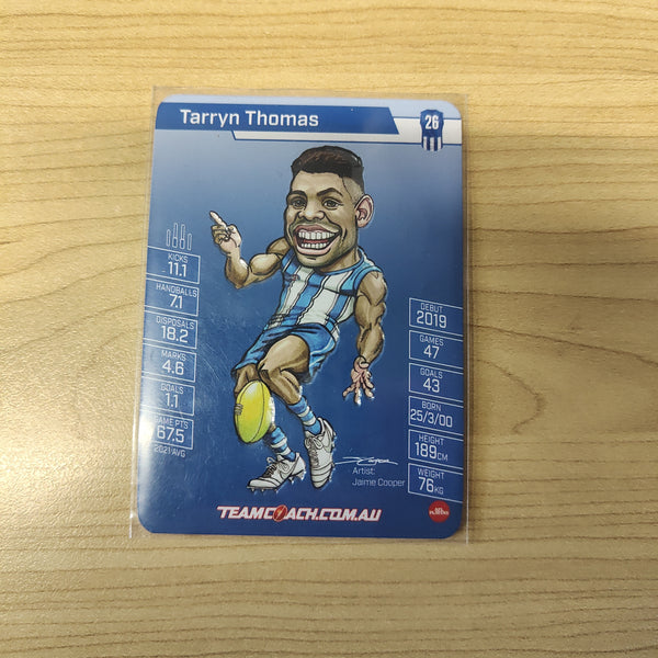 2022 AFL Teamcoach Magic Wildcard Tarryn Thomas North Melbourne MW-12