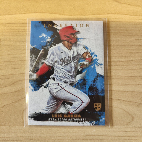 2021 Topps Inception Rookie Card Luis Garcia Baseball Card