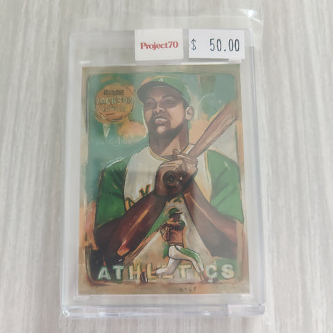 2021 Topps Project 70 Reggie Jackson Card #38 Artist Andrew Thiele Baseball Card