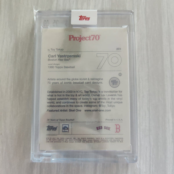 2021 Topps Project 70 Carl Yastrzemski Card #201 Artist Toy Tokyo Baseball Card