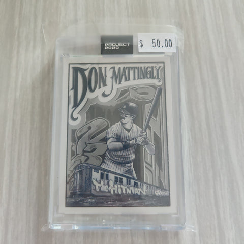2020 Topps Project 2020 Don Mattingly Card #95 Artist Mister Cartoon Baseball Card