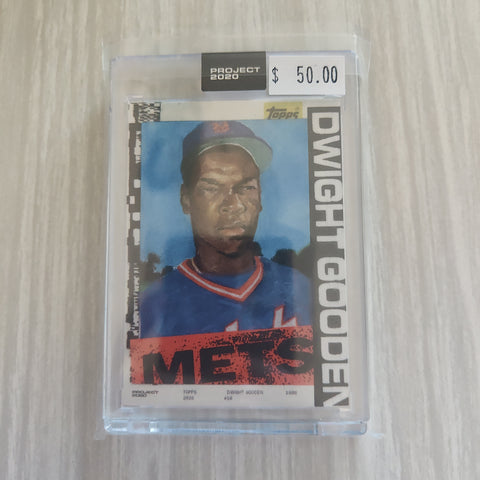 2020 Topps Project 2020 Dwight Gooden Card #164 Artist Jacob Rochester Baseball Card