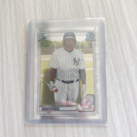 2020 Topps B Chrome Jasson Dominguez Yankees Baseball Card