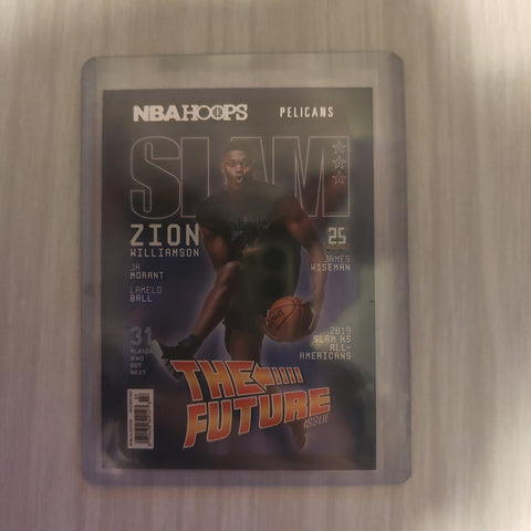 2020 Panini NBA Hoops Slam The Future Zion Williamson NBA Basketball Card