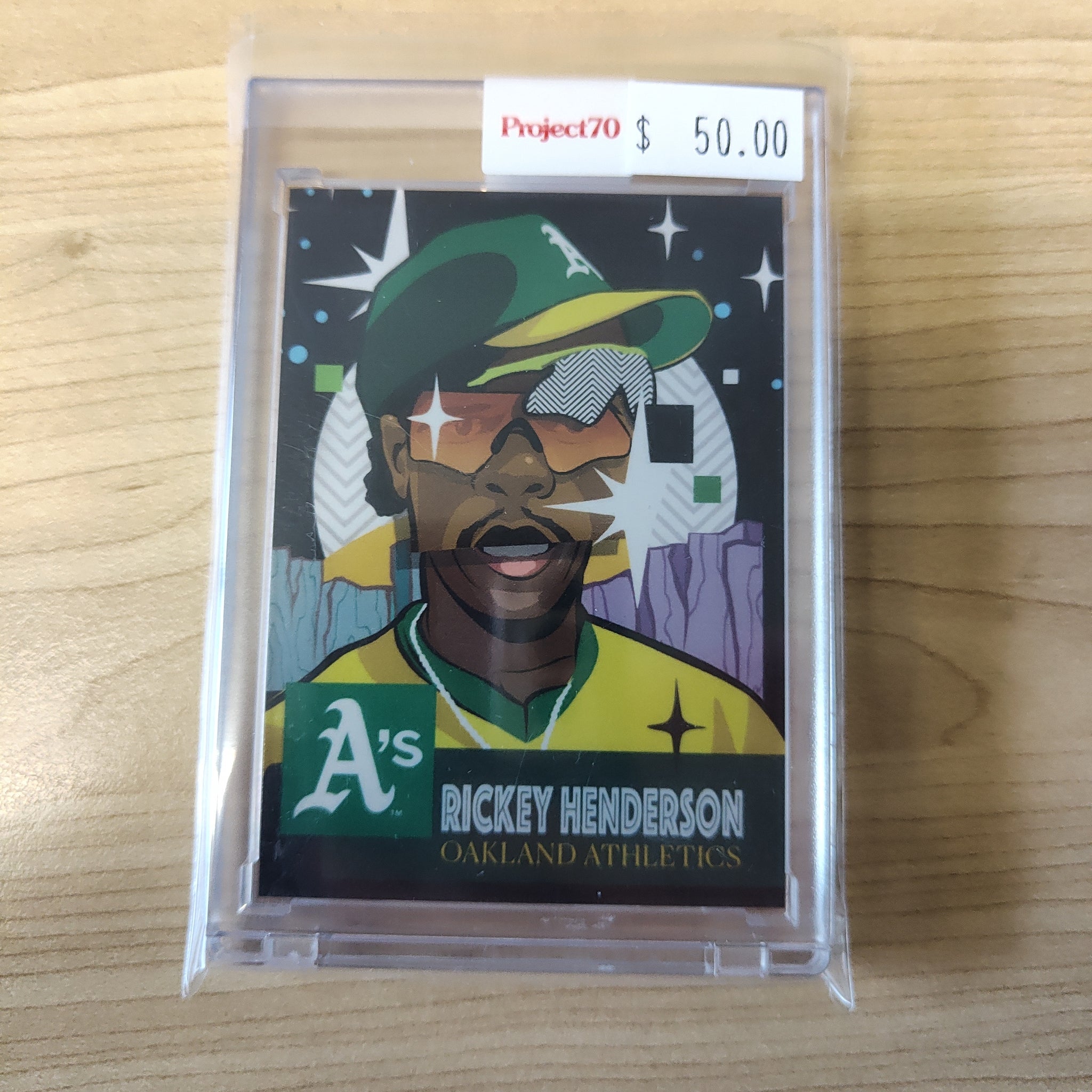 2021 Topps Project 70 Rickey Henderson Card #26 Artist POSE Baseball Card