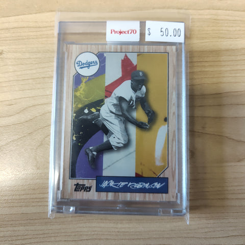 2021 Topps Project 70 Jackie Robinson Card #42 Artist FUTURA Baseball Card
