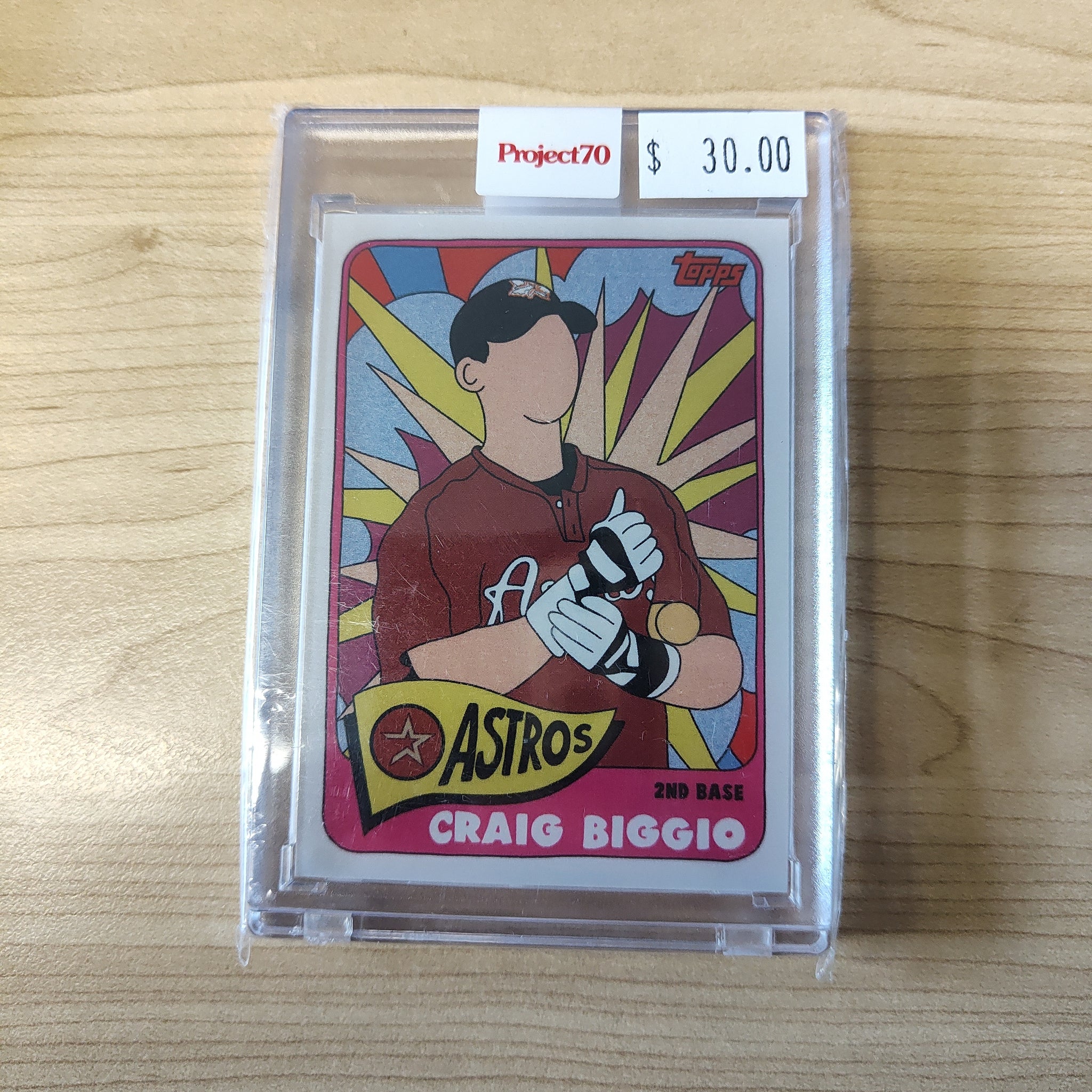 2021 Topps Project 70 Craig Biggio Card #62 Artist Fucci Baseball Card