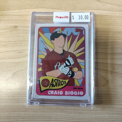 2021 Topps Project 70 Craig Biggio Card #62 Artist Fucci Baseball Card