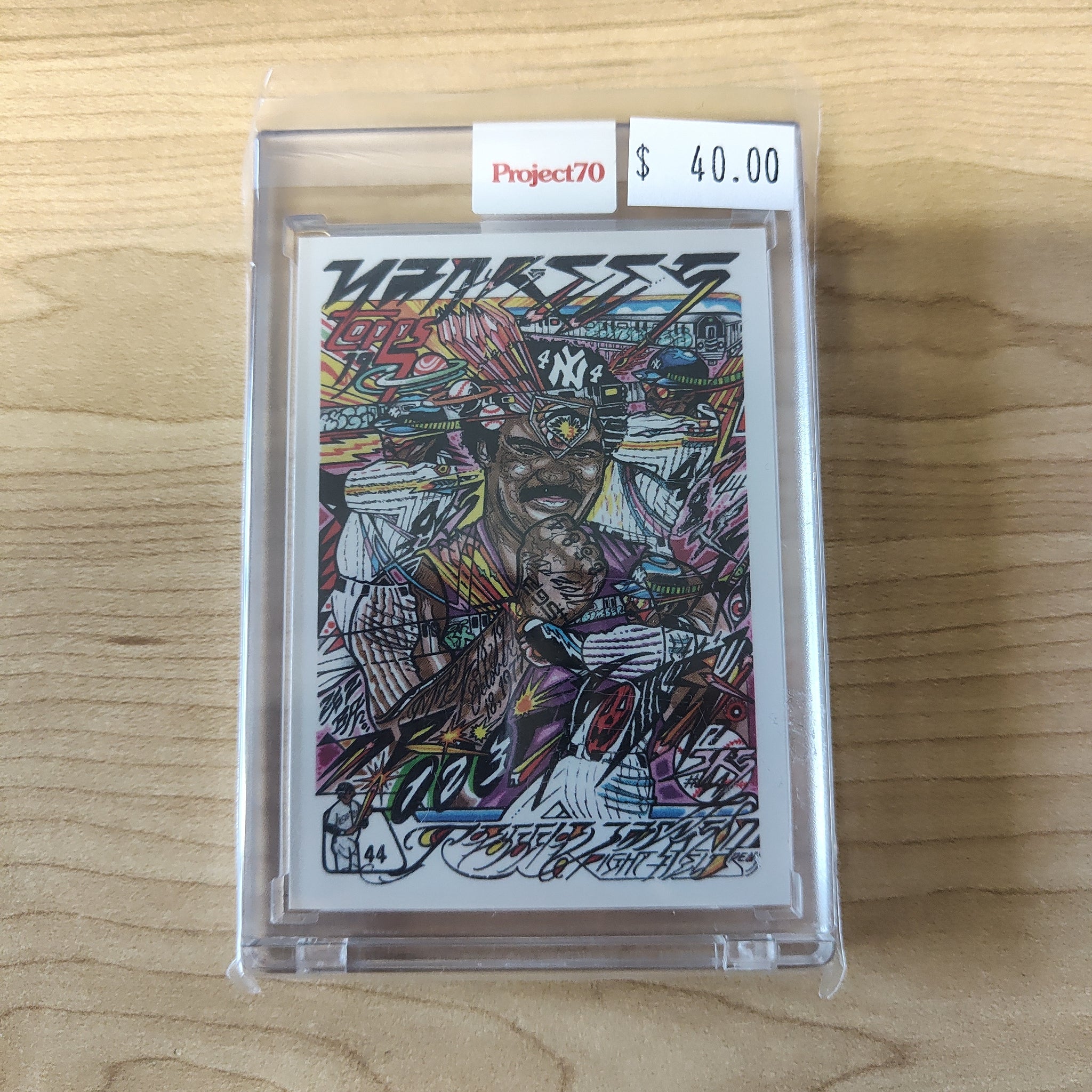 2021 Topps Project 70 Reggie Jackson Card #96 Artist JK5 Baseball Card