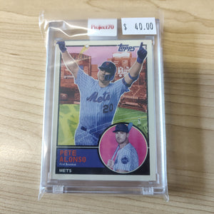 2021 Topps Project 70 Pete Alonso Card #105 Artist New York Nico Baseball Card