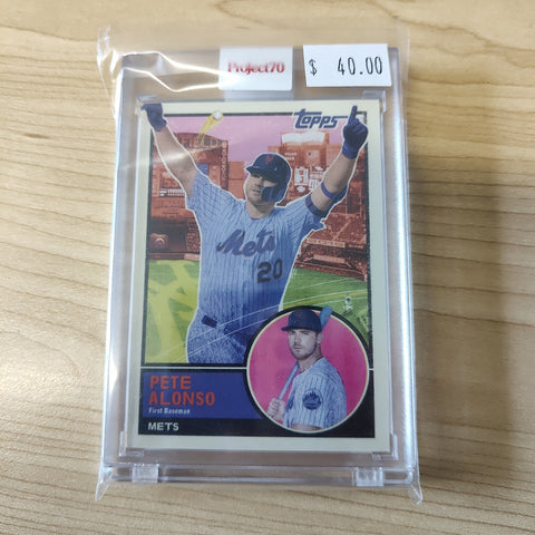 2021 Topps Project 70 Pete Alonso Card #105 Artist New York Nico Baseball Card