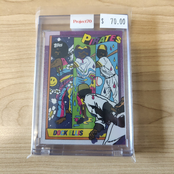 2021 Topps Project 70 Dock Ellis Card #109 Artist Ermsy Baseball Card