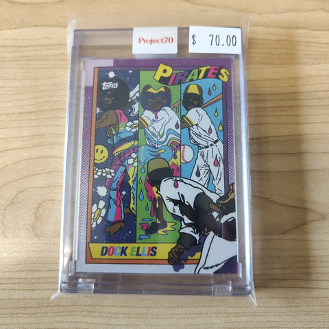 2021 Topps Project 70 Dock Ellis Card #109 Artist Ermsy Baseball Card