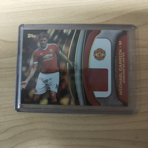2015 Topps Football Fibers Relic Michael Carrick Manchester United Soccer Card