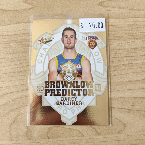 2019 Select Gold Brownlow Predictor Darcy Gardiner Brisbane