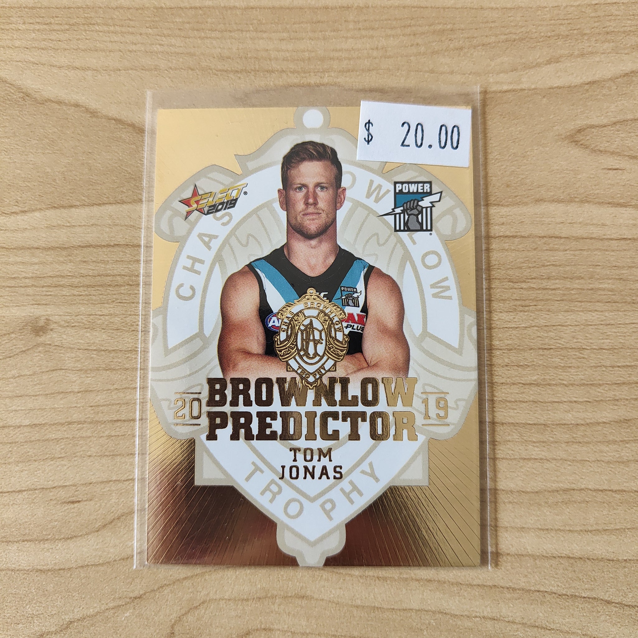 2019 Select Gold Brownlow Predictor Tom Jonas Port Adelaide
