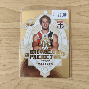 2019 Select Gold Brownlow Predictor Jimmy Webster St Kilda