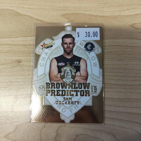 2019 Select Gold Brownlow Predictor Sam Docherty Carlton