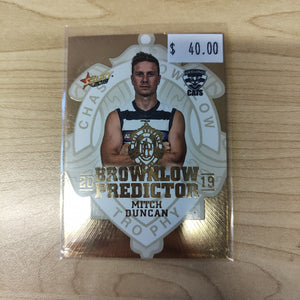 2019 Select Gold Brownlow Predictor Mitch Duncan Geelong