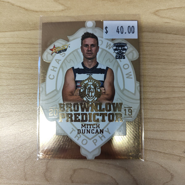 2019 Select Gold Brownlow Predictor Mitch Duncan Geelong