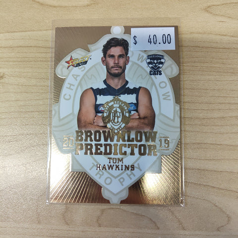 2019 Select Gold Brownlow Predictor Tom Hawkins Geelong