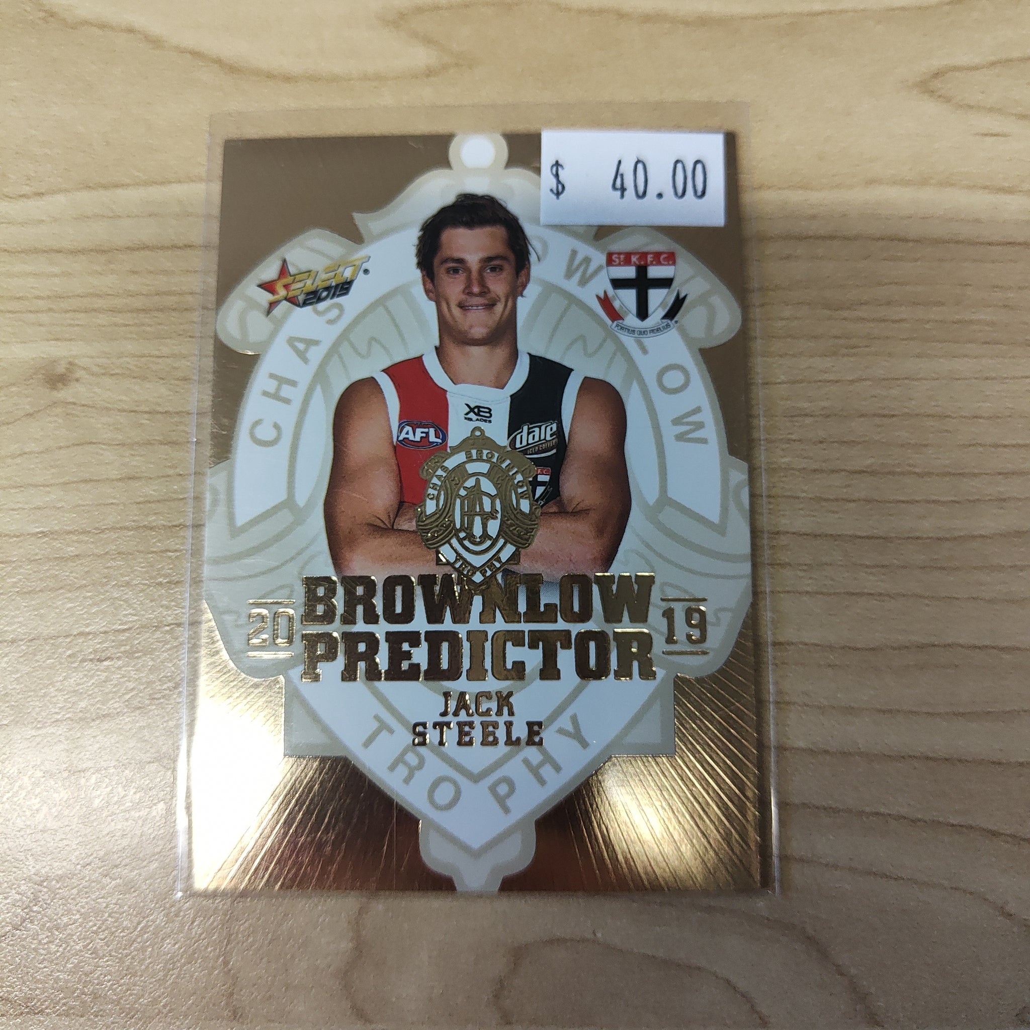 2019 Select Gold Brownlow Predictor Jack Steele St Kilda