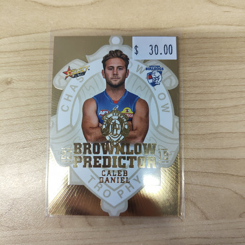 2019 Select Gold Brownlow Predictor Caleb Daniel Western Bulldogs