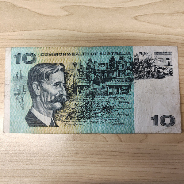 R303s $10 Commonwealth Of Australia Phillips/Randall Star Banknote Fine