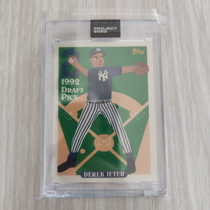 2020 Topps Project 2020 Derek Jeter Card #356 Artist Keith Shore Baseball Card