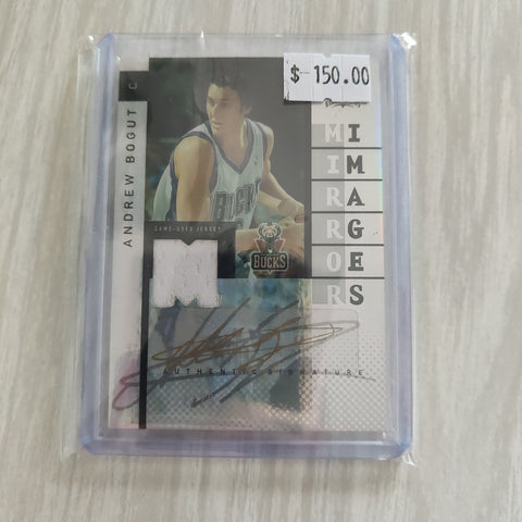 2006 Upper Deck Reflections Mirror Images Andrew Bogut Dwight Howard Signature Patch Card NBA Basketball Card